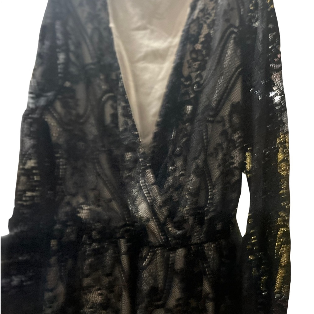 Charlotte Russe Black Romper.